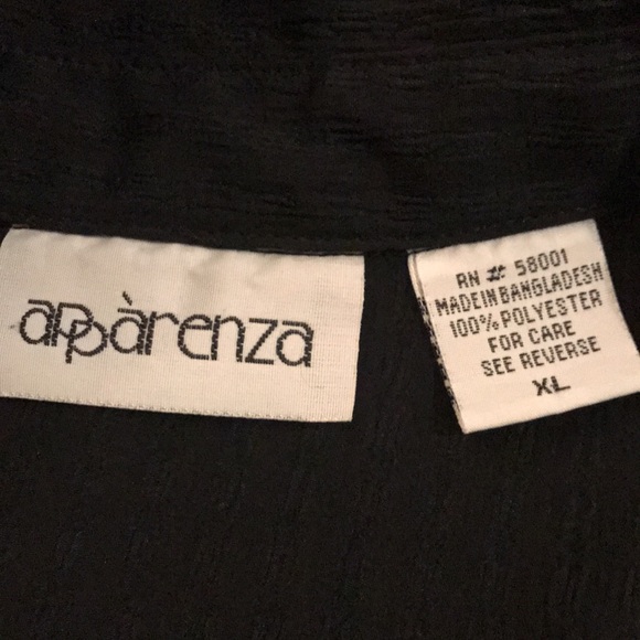 Women’s black button up top with inner tank XL - Picture 8 of 9